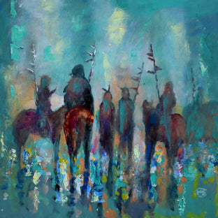 Original art for sale at UGallery.com | A Meeting Of Minds #2 by Kip Decker | $2,200 | acrylic painting | 30' h x 30' w | photo 1