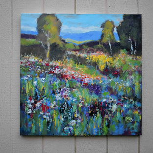 Original art for sale at UGallery.com | Up the Pasture by Kip Decker | $2,200 | acrylic painting | 30' h x 30' w | photo 2