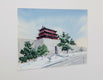 Original art for sale at UGallery.com | Watercolor Impressions of Chinese Architecture 16 by Siyuan Ma | $275 | watercolor painting | 8.9' h x 13.7' w | thumbnail 2