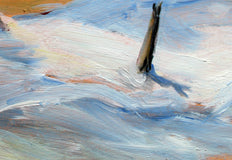 Original art for sale at UGallery.com | Winter Light, St Lawrence County, New York by Doug Cosbie | $300 | oil painting | 7' h x 9' w | thumbnail 3