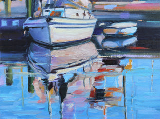 Morning in the Marina by Andres Lopez |   Closeup View of Artwork 