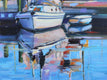 Original art for sale at UGallery.com | Morning in the Marina by Andres Lopez | $550 | oil painting | 12' h x 9' w | thumbnail 4