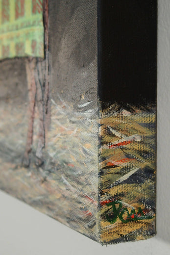 The Clothes Horse #3 by Jennifer Ross |   Closeup View of Artwork 