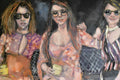 Original art for sale at UGallery.com | Hotlanta by Mary Pratt | $2,175 | oil painting | 30' h x 30' w | thumbnail 4