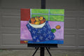 Original art for sale at UGallery.com | Gauguin's Mango by Feng Biddle | $1,275 | oil painting | 24' h x 30' w | thumbnail 3
