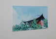Original art for sale at UGallery.com | Watercolor Impressions of Chinese Architecture 6 by Siyuan Ma | $275 | watercolor painting | 6.3' h x 13' w | thumbnail 2