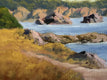 Original art for sale at UGallery.com | Mendocino Coast by Steven Guy Bilodeau | $425 | oil painting | 8' h x 12' w | thumbnail 4