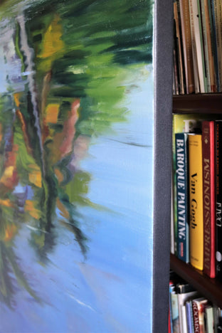 Original art for sale at UGallery.com | Look at Me by Andres Lopez | $2,275 | oil painting | 36' h x 36' w | photo 3