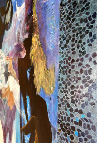Original art for sale at UGallery.com | Sensitive, Not Soft by Julia Hacker | $4,900 | acrylic painting | 60' h x 36' w | photo 6