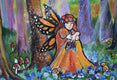 Original art for sale at UGallery.com | Fairy Tale by Andrea Doss | $900 | acrylic painting | 18' h x 24' w | thumbnail 4