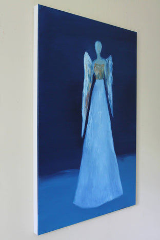 Original art for sale at UGallery.com | Blue Angel by Naoko Paluszak | $1,650 | oil painting | 36' h x 24' w | photo 3