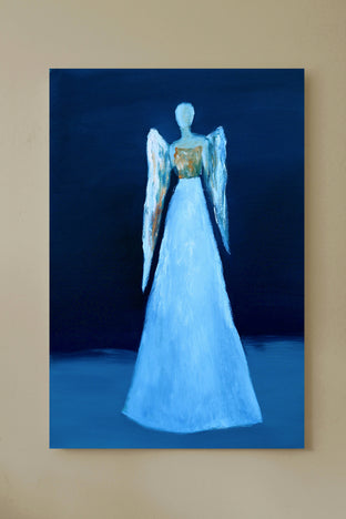 Blue Angel by Naoko Paluszak |   Closeup View of Artwork 