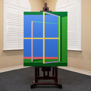 Original art for sale at UGallery.com | Window36 by Wenjie Jin | $1,600 | acrylic painting | 39.83' h x 31.5' w | photo 3