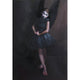 Original art for sale at UGallery.com | Standing Pierrot by John Kelly | $2,900 | oil painting | 32' h x 24' w | thumbnail 1