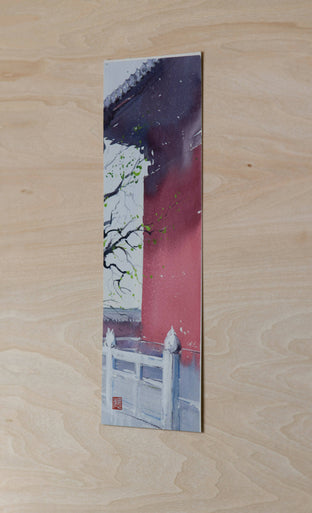 Original art for sale at UGallery.com | Watercolor Impressions of Chinese Architecture 1 by Siyuan Ma | $275 | watercolor painting | 13.5' h x 4.6' w | photo 2