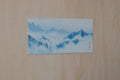 Original art for sale at UGallery.com | Mountain Reverie Series 6 by Siyuan Ma | $275 | watercolor painting | 4.7' h x 12' w | thumbnail 2