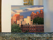 Original art for sale at UGallery.com | Chelsea Rooftops at Sunset, from the Highline by Nick Savides | $825 | oil painting | 8' h x 10' w | thumbnail 3