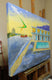 Original art for sale at UGallery.com | Passing Afternoon Storm at the El Ray Motel 2 by Mitchell Freifeld | $1,275 | oil painting | 30' h x 40' w | thumbnail 2
