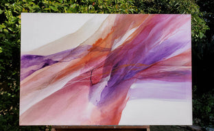 Original art for sale at UGallery.com | Sunset's Bonfire by Dorothy Dunn | $2,200 | acrylic painting | 30' h x 46' w | photo 2