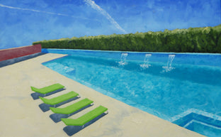 Four Green Chaise by Mitchell Freifeld |  Artwork Main Image 