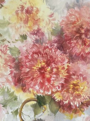 The Chrysanthemum Vase by Fatemeh Kian |   Closeup View of Artwork 