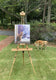 Original art for sale at UGallery.com | Cat Sitting by Keith Thomson | $825 | mixed media artwork | 20' h x 16' w | thumbnail 3