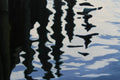 Original art for sale at UGallery.com | Sunset by the Dock by Andres Lopez | $1,125 | oil painting | 24' h x 24' w | thumbnail 4