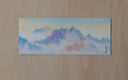 Original art for sale at UGallery.com | Mountain Reverie Series 5 by Siyuan Ma | $275 | watercolor painting | 4.7' h x 12' w | thumbnail 3