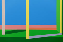 Original art for sale at UGallery.com | Window36 by Wenjie Jin | $1,600 | acrylic painting | 39.83' h x 31.5' w | thumbnail 4