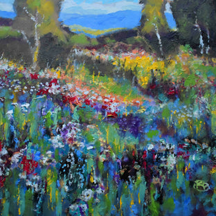 Original art for sale at UGallery.com | Up the Pasture by Kip Decker | $2,200 | acrylic painting | 30' h x 30' w | photo 4