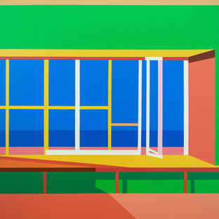Original art for sale at UGallery.com | Window4 by Wenjie Jin | $2,400 | acrylic painting | 47.24' h x 47.24' w | photo 1