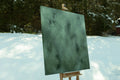 Original art for sale at UGallery.com | Into the Unknown by Morgan Fite | $5,800 | oil painting | 48' h x 48' w | thumbnail 2