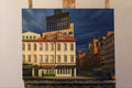 Original art for sale at UGallery.com | Chelsea at Sunset by Nick Savides | $2,600 | oil painting | 18' h x 24' w | thumbnail 2