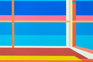 Original art for sale at UGallery.com | Window9 by Wenjie Jin | $2,400 | acrylic painting | 47.24' h x 47.24' w | photo 4