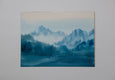 Original art for sale at UGallery.com | Mountain Reverie Series 15 by Siyuan Ma | $425 | watercolor painting | 9' h x 12' w | thumbnail 3