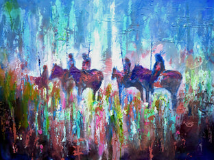 Original art for sale at UGallery.com | The Scouts by Kip Decker | $2,775 | acrylic painting | 30' h x 40' w | photo 1