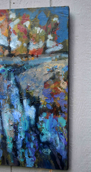 Original art for sale at UGallery.com | Blue Waters by Kip Decker | $2,100 | acrylic painting | 30' h x 30' w | photo 2