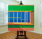 Original art for sale at UGallery.com | Window4 by Wenjie Jin | $2,400 | acrylic painting | 47.24' h x 47.24' w | thumbnail 2