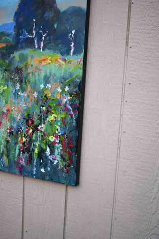 Green Pasture by Kip Decker |  Side View of Artwork 
