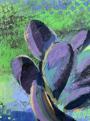 A Cool Cactus by Paula Martino |   Closeup View of Artwork 