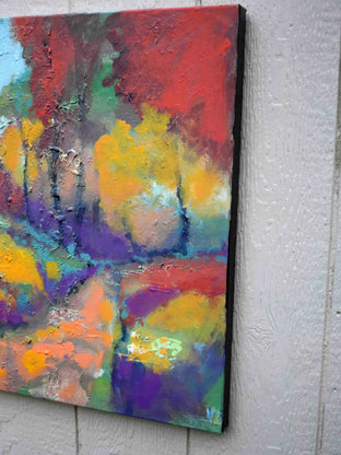 Reaching the Top by Kip Decker |  Side View of Artwork 