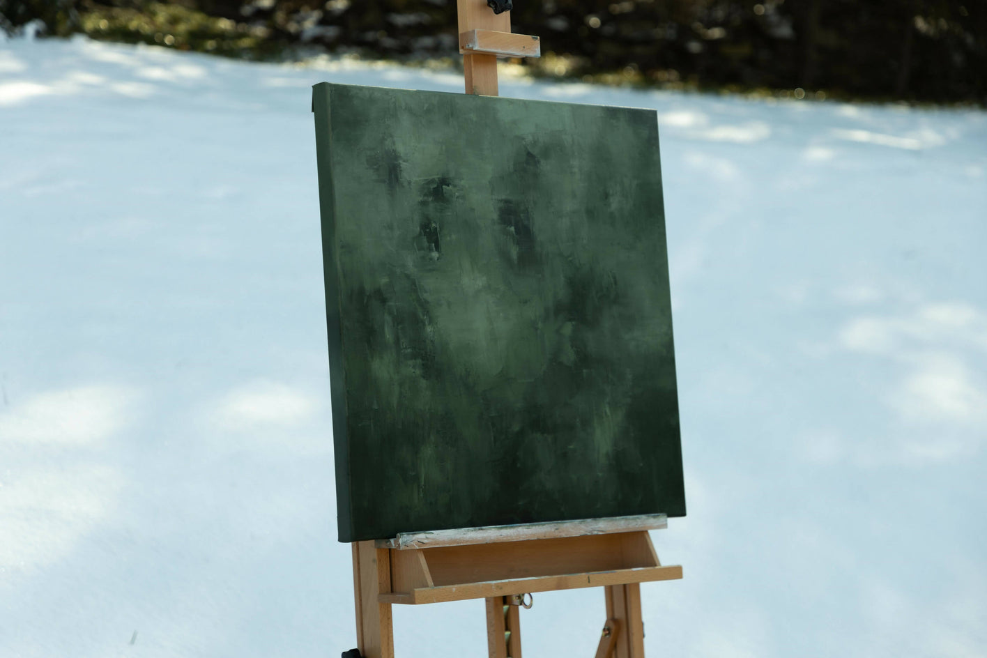 Darkness Is as Light With You by Morgan Fite |  Side View of Artwork 