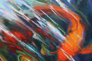 Original art for sale at UGallery.com | Interaction by Andres Lopez | $1,375 | oil painting | 24' h x 24' w | photo 3