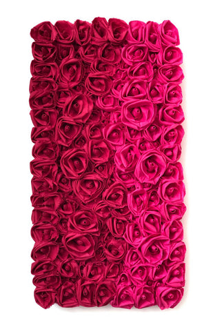 Original art for sale at UGallery.com | Wild Desert Roses #1 by Andrea Cook | $875 | fiber artwork | 24' h x 12' w | photo 2
