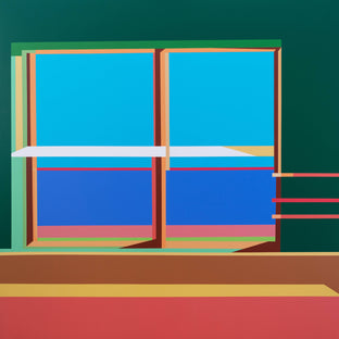 Original art for sale at UGallery.com | Window8 by Wenjie Jin | $2,400 | acrylic painting | 47.24' h x 47.24' w | photo 1