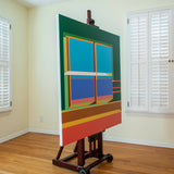Original art for sale at UGallery.com | Window8 by Wenjie Jin | $2,400 | acrylic painting | 47.24' h x 47.24' w | thumbnail 2