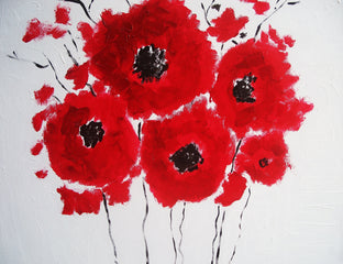 Original art for sale at UGallery.com | Scarlet by Autumn Rose | $625 | acrylic painting | 16' h x 20' w | photo 1