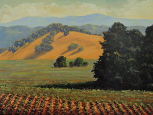 Original art for sale at UGallery.com | Vineyard Vista by Steven Guy Bilodeau | $1,650 | oil painting | 30' h x 40' w | photo 1