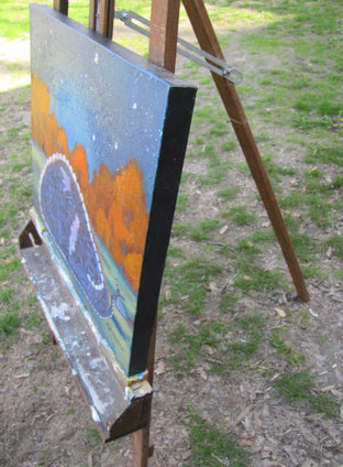 Sleeping Under the Stars by Andrea Doss |  Side View of Artwork 