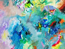 Original art for sale at UGallery.com | Coral Reef by Autumn Rose | $750 | acrylic painting | 24' h x 30' w | thumbnail 2